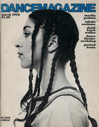 Cover of Dance Magazine, 1977